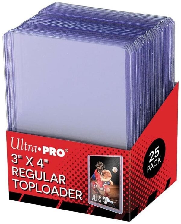 Ultra Pro Regular 3" X 4" Thick 35PT Toploader 25 - Image 1