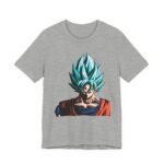 Goku Blue Jersey Short Sleeve Tee - Image 3