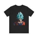 Goku Blue Jersey Short Sleeve Tee - Image 5